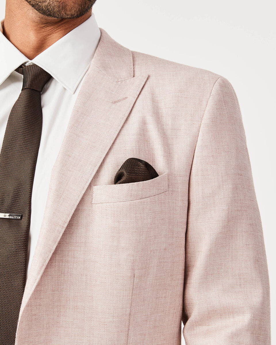 Mens Blush Pink Tailored Jacket